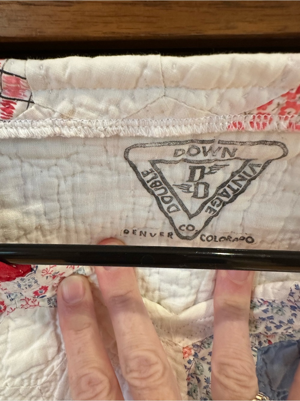 Double Down Vintage Quilt Top - Picture 3 of 4